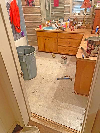 Bathroom remodel project by JT's Home Repair in Central Arkansas